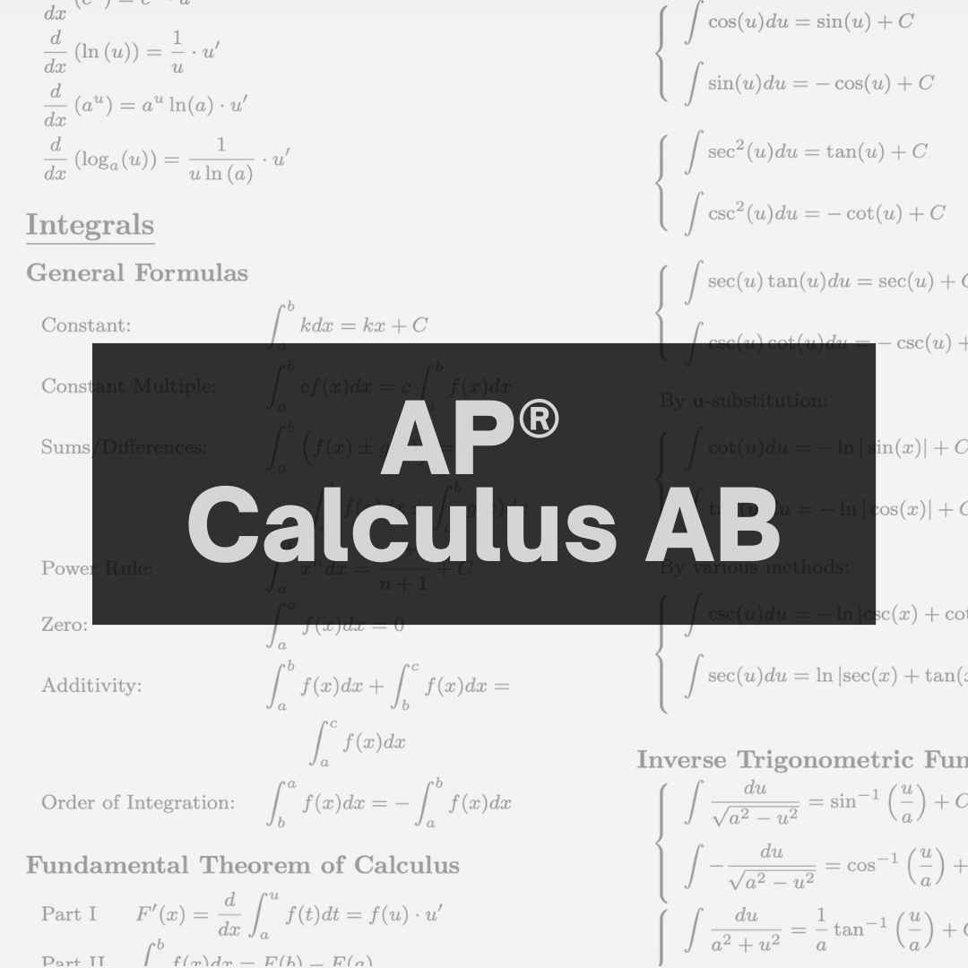 AP Calculus AB course thumbnail